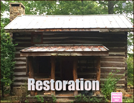 Historic Log Cabin Restoration  Kingsville, Ohio